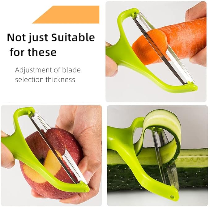 Vegetable Peeler Cabbage Cutting Machine MOANLMY shredded kitchen stainless steel peeling knife gadget shredded cabbage Coleslaw, a must-have tool for western restaurants