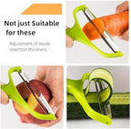 Vegetable Peeler Cabbage Cutting Machine MOANLMY shredded kitchen stainless steel peeling knife gadget shredded cabbage Coleslaw, a must-have tool for western restaurants