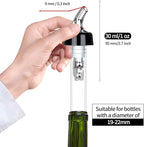 Measure Pourer Drinks Wine Cocktail Beverages Dispenser,Automatic Measured Bottle Pourer Spout,Quick Shot Spirit,Ideal Cocktail Home Bar Tools 1oz/30ml Blue