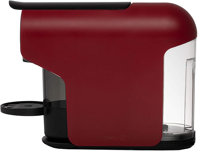 Delta Q Quick Espresso Capsule Machine – Color Red - Compact 0.8 L, Capsule System