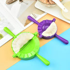 GALPADA 4pcs Dumpling Making Mold Set with Large Medium Small and Mini Sizes Food-grade Pp Plastic Dumpling Press Cutters for Household Kitchen and Cooking Gadget Random Color