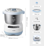 Joydeem Electric Dough Maker with Ferment Function, Microcomputer Timing, Face-up Touch Panel, 7.4Qt, 304 Stainless Steel, JD-HMJ7L