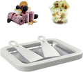 Ice Cream Roll Maker Rolled Ice Cream Machine, Sweet Spot Pan, Instant Cold Plate, Ideal for Making Rolled Ice Cream Soft Serve Slushies Frozen Yogurt Sorbet and Gelato (Milk White)