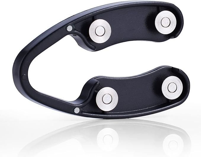 4 Pack Magnetic Wine Foil Cutter Tool, Wine Bottle Opener Accessory, Magnetic Wine Foil Cutters Wine Bottle Opening Accessories, Black (ellipse foil cutter)