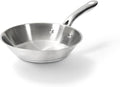 T-Fal Gourmet Stainless Steel Fry Pan 8.5 Inch Induction Compatible Skillet Pan, Fast and Even Heating, Oven Safe to 500F, Professional Grade Cookware for Home Chefs