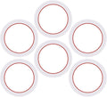 [UPGRADED] Sealing Gasket for Bialetti Moka Express 1 Cup Iconic Stovetop Espresso Maker - 6 PCS Replacement Food Grade Silicone Seal Ring for Aluminum Stovetop Coffee Maker Pots