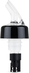 True Ace Measured Liquor Pour Spout, 1/2 Ounce Pourer, Fits Standard Liquor Bottles, Bar & Cocktail Accessories, Plastic, Set of 1