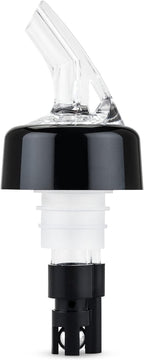 True Ace Measured Liquor Pour Spout, 1/2 Ounce Pourer, Fits Standard Liquor Bottles, Bar & Cocktail Accessories, Plastic, Set of 1