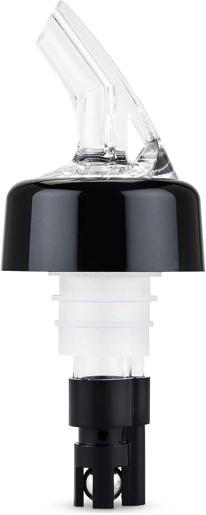 True Ace Measured Liquor Pour Spout, 1/2 Ounce Pourer, Fits Standard Liquor Bottles, Bar & Cocktail Accessories, Plastic, Set of 1