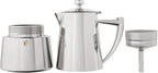 Cuisinox Roma Stovetop Espresso Maker COF-10R, Stainless Steel Coffee Percolator Stovetop, Heat-Resistant & Non-Reactive, 10-Cup Italian Espresso Maker Easy to Clean, Durable Stove Top Percolator