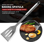 PTAPIPI 5-Piece Stainless Steel Grill Tool Set with Carry Bag – BBQ Utensils for Him, Young Men, Camping & Tailgating, Budget-Friendly Barbeque Gift