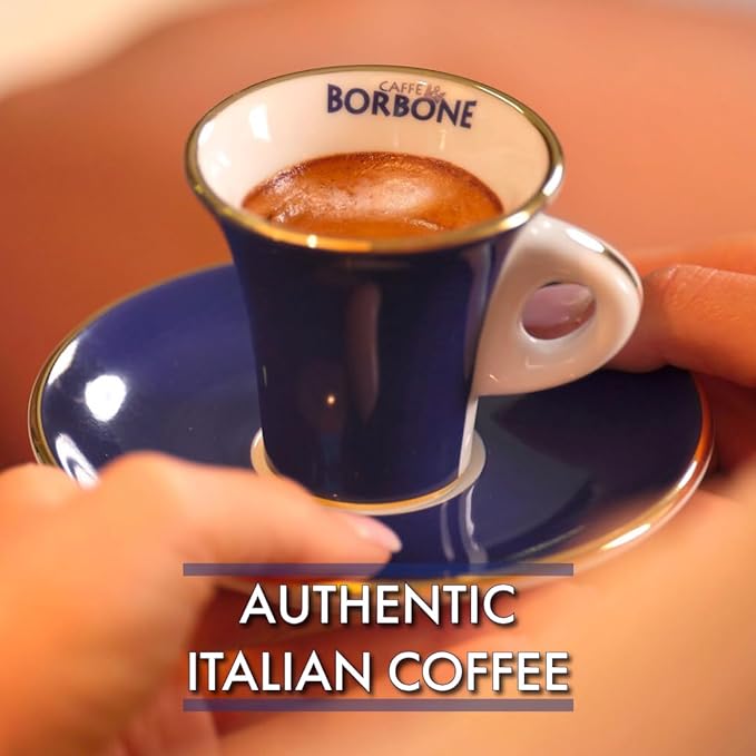 Caffè Borbone Whole Bean Coffee, Medium Roast Arabica and Robusta Blend, Crema Classica, Full-Bodied and Balanced Italian Coffee, 2.2 lb Bag