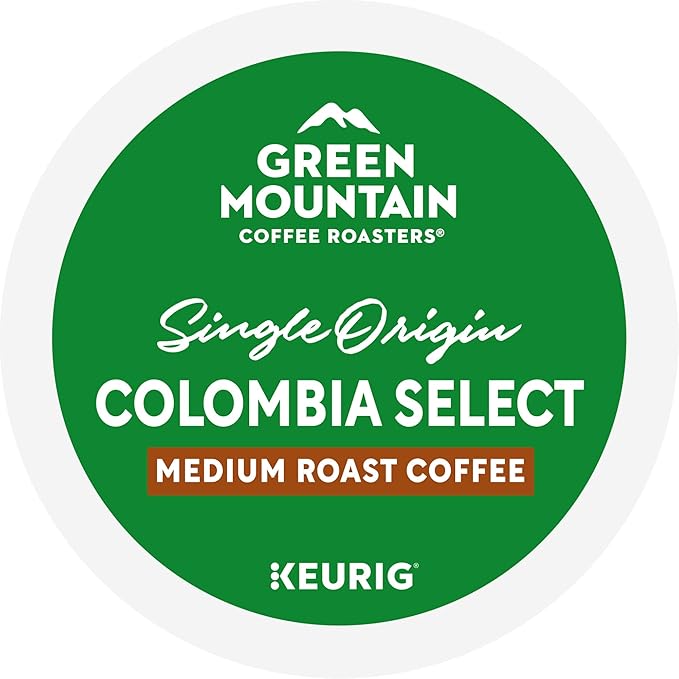 Green Mountain Coffee Roasters Colombia Select Coffee, Keurig Single-Serve K-Cup pods, Medium Roast, 32 Count