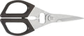 Miyabi Kitchen Shears, Precisely Sharpened Stainless Steel Blades, Long Lasting Sharpness, Smooth Cutting Accuracy, Handles Designed for Comfort, Screw Cap and Bottle Cap Opener, Made in Japan