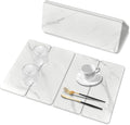 Large Stone Dish Drying Mats for Kitchen Counter, 24"(L)×16"(W) Marble pattern, Drying Collapsible Dish Drying Mat, Eco-Friendly Absorbent Diatomaceous Earth Mats for Dishes Bottles Cups