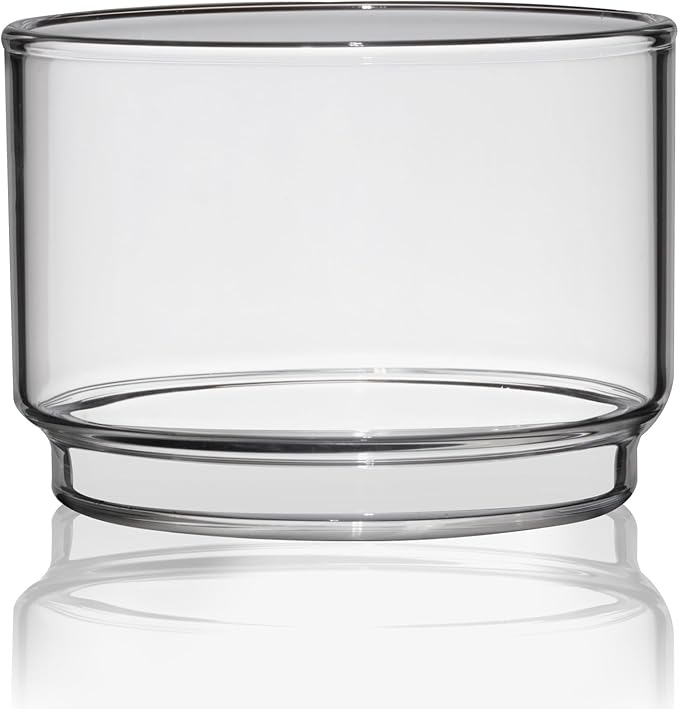 Viski Bodega Glasses - Stackable Drinking Glasses Set - Modern Glassware for Wine and Cocktails - 7oz Set of 6