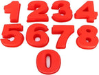 Small 9 pieces Silicone Number Cake Molds Jelly Chocolate Moulds Candy Muffin Tray (4 inch)