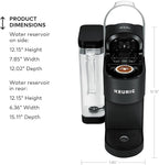 Keurig K-Supreme Single Serve K-Cup Pod Coffee Maker, MultiStream Technology, 4 Brew Sizes, 66oz Dual-Position Removable Reservoir, Black