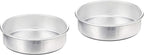 Nordic Ware Prism 9-Inch Round Cake Pan, 2-Pack, Natural