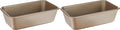 Cuisinart 9-Inch Chef's Classic Nonstick Bakeware Loaf Pan, Champagne (Pack of 2)