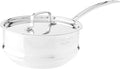 Cuisinart MCP116-20N MultiClad Pro Stainless Skillet, 20-cm, Universal Steamer w/Cover