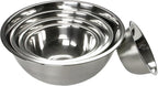 Chef Craft Brushed Mixing Bowl, 5-Quart, Stainless Steel