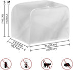JEOCODY Sunflower Rooster Toaster Oven Covers for Kitchen Polyester Fabric Quilted Toaster Appliance Dust-proof Cover for Small Appliance Dust Cover and Fingerprint Protection Stain Resistant Bag
