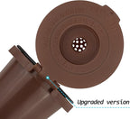 Reusable Filter Cup for Cuisinart (Upgraded Version - 2 PACK Brown)