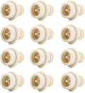 WOTOR Wine Stoppers Vacuum, Silicone Wine Saver & Preserver, Reusable Bottle Sealer, Keep Fresh (Cream, 12 Pieces)