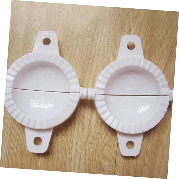 Luxshiny 20 Pcs Dumpling Maker Molds 7cm Diameter Pp Dumpling Press Hand Tool with Fu Character Kitchen Gadget Set