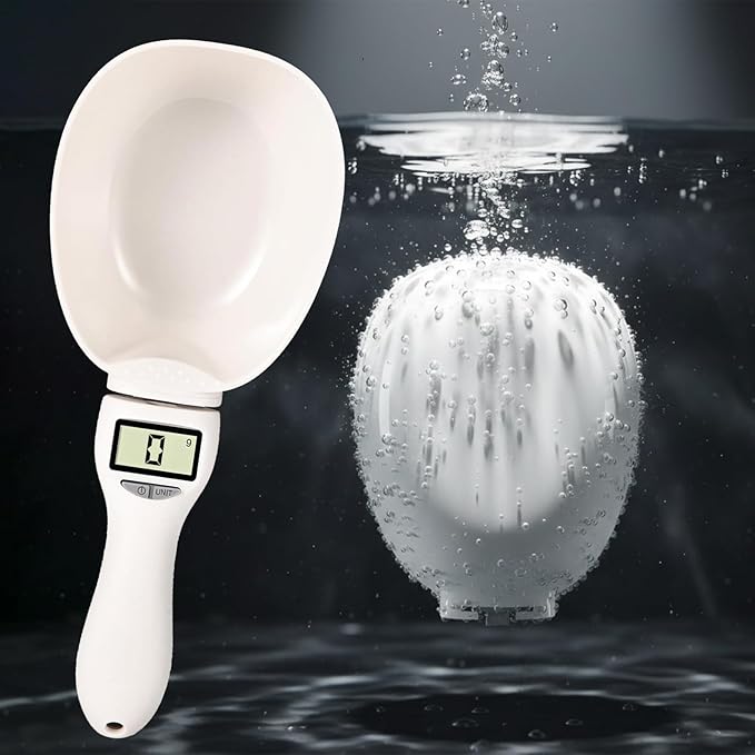 2026 New Digital Measuring Spoon, Digital Food Measuring Scoop Scale 800g / 0.1g High Precision with LCD Screen, Electronic Measuring Spoon for Cooking Baking, Dog Cat Food (1 Pcs)