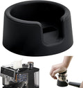 Silicone Coffee Tamper Base Compatible with Ninja Espresso Machine ES601& Es701, for Handheld Portafilter Support Stand, Tamping Station Handheld Portafilter Support Stand, Space-Saving(Black)