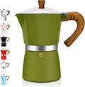 9 Cup Aluminum Espresso Stovetop Moka Pot Express Coffee Maker Percolator Italian Classic Mocha Coffee Machine for Italian and Cuban Cafe Brewing for Home & Camping 450ml 15oz