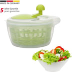 Westmark Germany Vegetable and Salad Spinner with Pouring Spout (Green/Clear)
