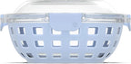 Ello Duraglass Meal Prep Container- Glass Food Storage Container with Silicone Sleeve and Airtight BPA-Free Plastic Lid, Dishwasher, Microwave, and Freezer Safe