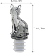 Hemobllo Wine Stoppers, Funny and Reusable Silicone Bottle Stopper, Decorative Cat Design Reusable Sealer Preserver Accessory for Fancy Decors Wine Tools Holiday