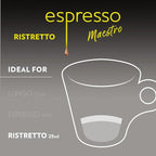 Lavazza Espresso Maestro Ristretto Aluminum Capsules Compatible with Nespresso* Original Machines, Dark Espresso Roast, Arabica and Robusta Blend (60 Capsules)