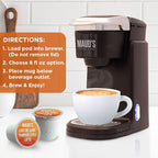 Maud's Pumpkin Spice Latte Flavored Coffee Pods, 36 ct, Medium Roast Flavored Coffee in Recyclable Single Serve Pods – 100% Arabica, Compatible with Keurig K Cups Maker