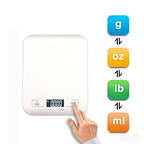 Digital Shipping Scale,Stainless Steel Panel, Accurate Portable Postal Scale for Packages, Small Business,Kitchen, Food, Handmade, Liquids, and Boutique (Red Battery(5kg/1g))
