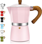 12 Cup Aluminum Espresso Stovetop Moka Pot Express Coffee Maker Percolator Italian Classic Mocha Coffee Machine for Italian and Cuban Cafe Brewing for Home & Camping 600ml 20oz