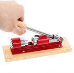 Generic Mechanical Walnut Nutcracker Clamp, Multipurpose Household Nut Opener Tool with Non-slip Handle, Red Metal Shell Cracker for Walnuts and Pecans, Kitchen Specialty Gadget for Easy