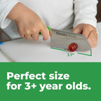 Pinch Mini Kids Kitchen Knife - Montessori Toddler Safety Knife for Real Cooking | Ages 3+ Learning Tool | Non-Slip Pinch-Grip Handle | BPA Free