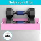 HuggieGems 4 Pack Magnetic Spice Storage Rack Organizer for Refrigerator and Oven, Pink Fridge Organizers and Storage