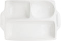 American Atelier Rectangle 3 Section Server, White