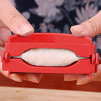 BESPORTBLE 2 Sets Dumpling Maker Molds with Spoons Red Manual Dumpling Skin Press Kitchen Gadget for Homemade Chinese and Pastry Wrappers Cooking Tool Set