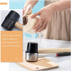 Healifty Stainless Steel Coconut Opener Tool Set 4pcs with Scraper Grater Puncher for Home Kitchen Use Household Coconut Shell Breaker and Meat Removal Gadget