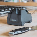 Work Sharp Electric Kitchen Knife Sharpener - Get knives ready for cookouts and BBQ's- Fits in Kitchen Drawer, Sharpens every time, fast & easy