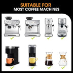 AIEVE XL Espresso Cooling Ball, 2 Pack Upgraded Large Coffee Chiller, Stainless Steel Chilling Ball Iced Coffee Accessories Espresso Accessories for Nespresso Breville Espresso Machine