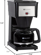BUNN GRBD Velocity Brew High Altitude Original 10-Cup Home Brewer, Black
