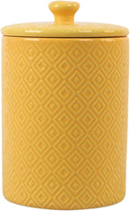 10 Strawberry Street CAN Yell Kitchen Canister Set, Set of 3, Diamond Yellow